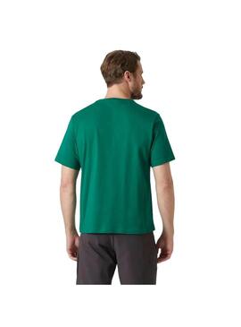 Camiseta Hombre Helly Hansen Logo 2.0 Verde