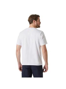 Camiseta Hombre Helly Hansen Logo 2.0 Blanca