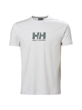 Camiseta Hombre Helly Hansen Core Graphic Gris