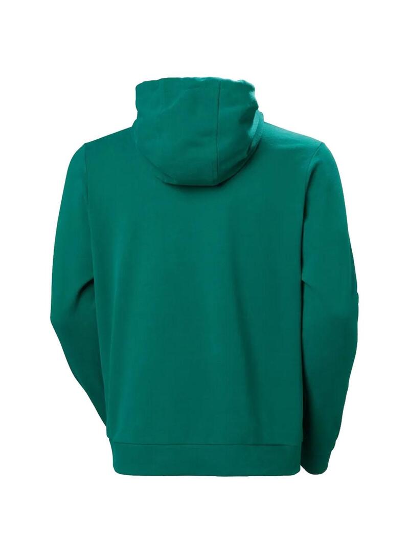 Sudadera Hombre Helly Hansen Logo Verde