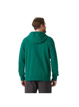 Sudadera Hombre Helly Hansen Logo Verde