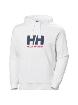 Sudadera Hombre Helly Hansen Logo Blanca