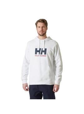 Sudadera Hombre Helly Hansen Logo Blanca