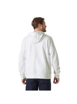 Sudadera Hombre Helly Hansen Logo Blanca