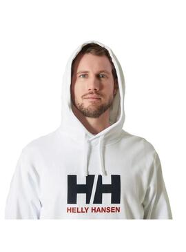 Sudadera Hombre Helly Hansen Logo Blanca