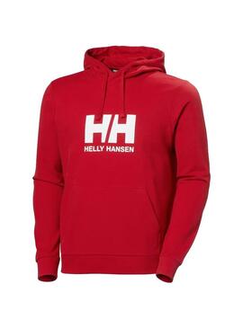 Sudadera Hombre Helly Hansen Logo Rojo