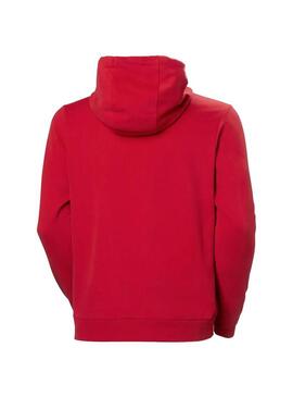 Sudadera Hombre Helly Hansen Logo Rojo