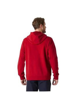 Sudadera Hombre Helly Hansen Logo Rojo