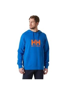 Sudadera Hombre Helly Hansen Logo Azul