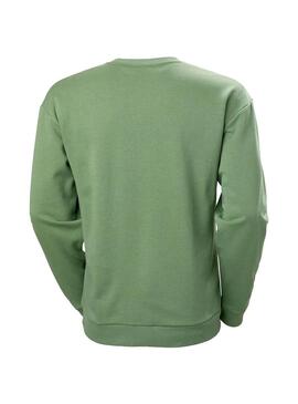 Sudadera Hombre Helly Hansen Yu Crew Sweater Verde