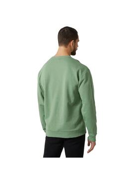 Sudadera Hombre Helly Hansen Yu Crew Sweater Verde