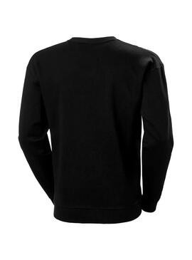 Sudadera Hombre Helly Hansen Yu Crew 2.0 Sweater Negro