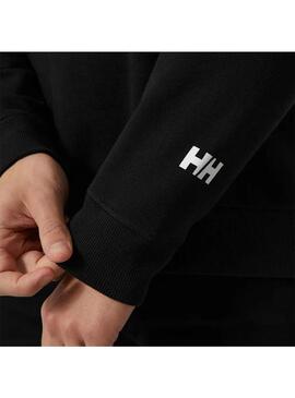 Sudadera Hombre Helly Hansen Yu Crew 2.0 Sweater Negro