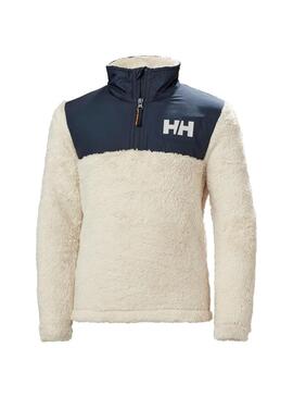 Chaqueta Polar Niño HH Champ 1/2 Zip Midlayer Crem