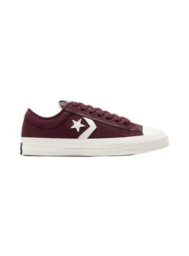 Zapatilla Hombre Converse Star Player 76 Suede Granate