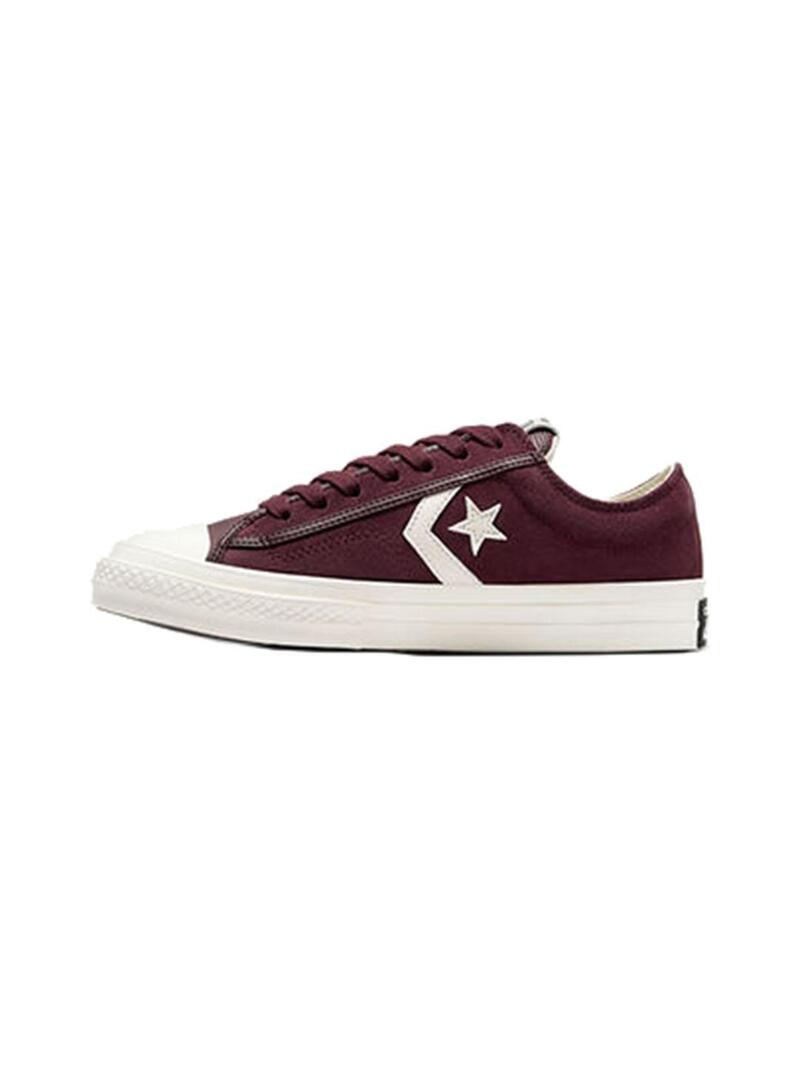 Zapatilla Hombre Converse Star Player 76 Suede Granate