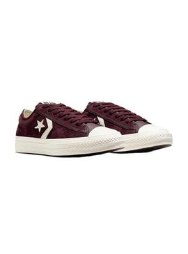 Zapatilla Hombre Converse Star Player 76 Suede Granate