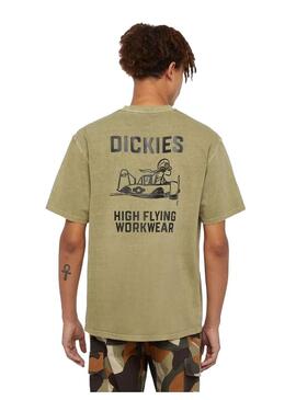 Camiseta Hombre Dickies High Flying Verde