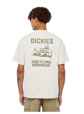 Camiseta Hombre Dickies High Flying Blanca