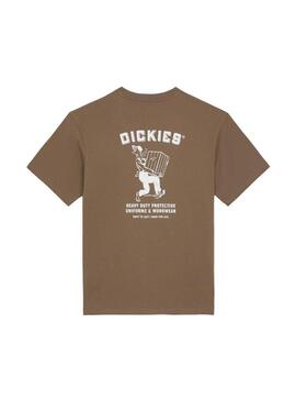 Camiseta Hombre Dickies Builder Marron