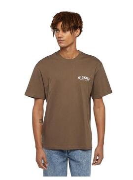 Camiseta Hombre Dickies Builder Marron