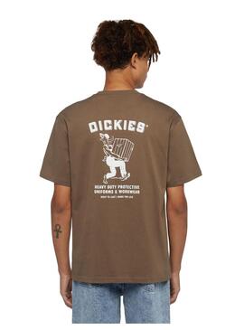 Camiseta Hombre Dickies Builder Marron