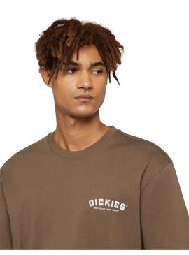 Camiseta Hombre Dickies Builder Marron