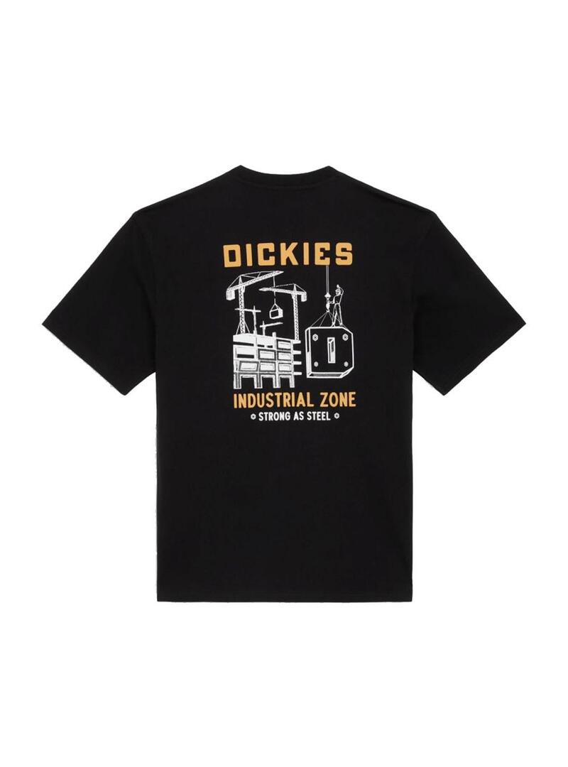 Camiseta Hombre Dickies Industrial Zone Negra