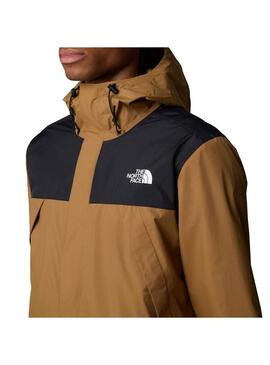 Cortavientos Hombre The North Face Antora Marrón Negro