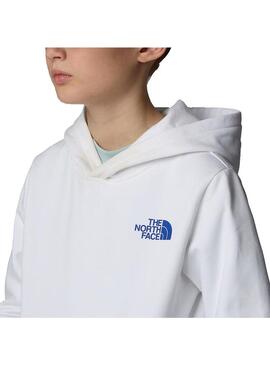 Sudadera Niño/a The North Face RedBox Blanca Azul