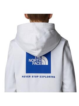 Sudadera Niño/a The North Face RedBox Blanca Azul