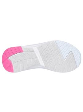 Zapatilla Skechers Niña Dynamic Tread Gris Rosa