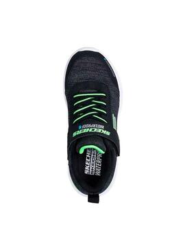 Zapatilla Niño Skechers Bounder Waterproff Negro