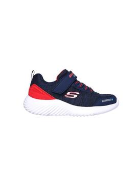 Zapatilla Niño Skechers Bounder Waterproff Marino