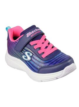 Zapatilla Niña Skechers Wavy lites Waterproof