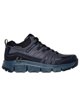 Zapatilla Skechers Hombre Summits At Gris Negro