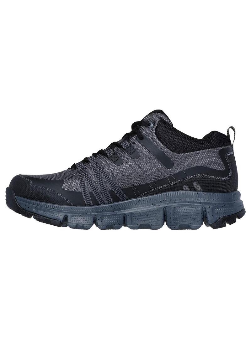 Zapatilla Skechers Hombre Summits At Gris Negro