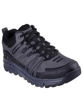 Zapatilla Skechers Hombre Summits At Gris Negro