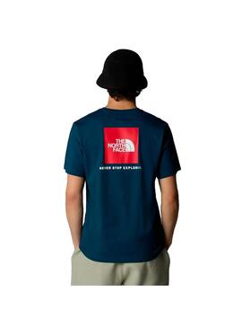 Camiseta Hombre The North Face RedBox Petroleo