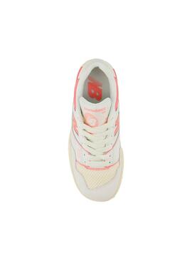 Zapatilla Niño/a New Balance 550VR Blanca Rosa