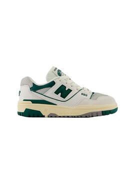 Zapatilla Niño/a New Balance 550CS Blanco Verde