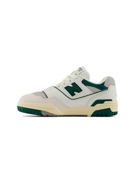 Zapatilla Niño/a New Balance 550CS Blanco Verde