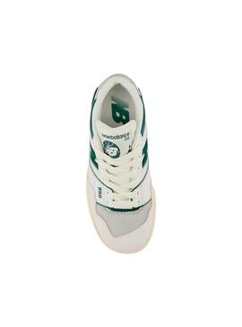 Zapatilla Niño/a New Balance 550CS Blanco Verde