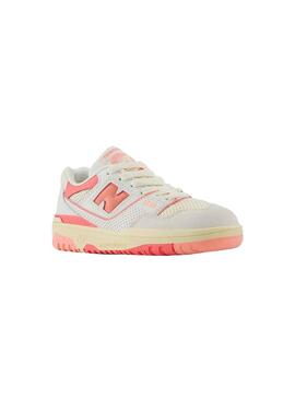 Zapatilla Niño/a New Balance 550VR Blanca Rosa