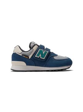 Zapatilla Niño New Balance 574 Azul