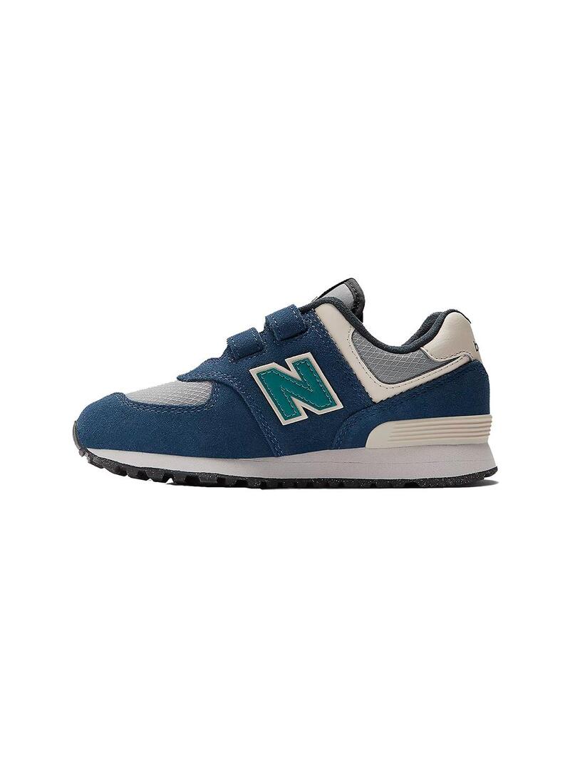 Zapatilla Niño New Balance 574 Azul