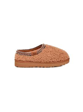 Zuecos Mujer Ugg Tasman Maxi Curly Chestnut Marron