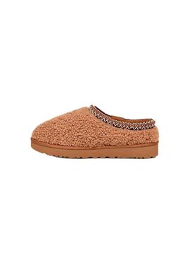 Zuecos Mujer Ugg Tasman Maxi Curly Chestnut Marron