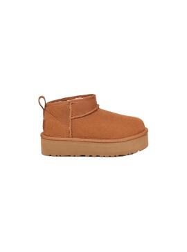 Bota Niña UGG Mini Platform Chestnut Marron