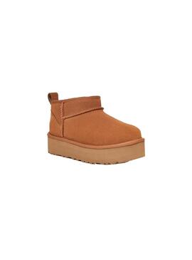 Bota Niña UGG Mini Platform Chestnut Marron